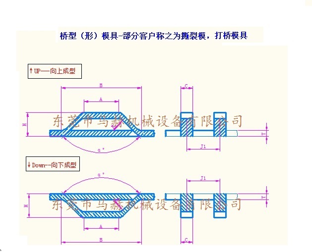 马赫数控冲床模具-桥型模具
