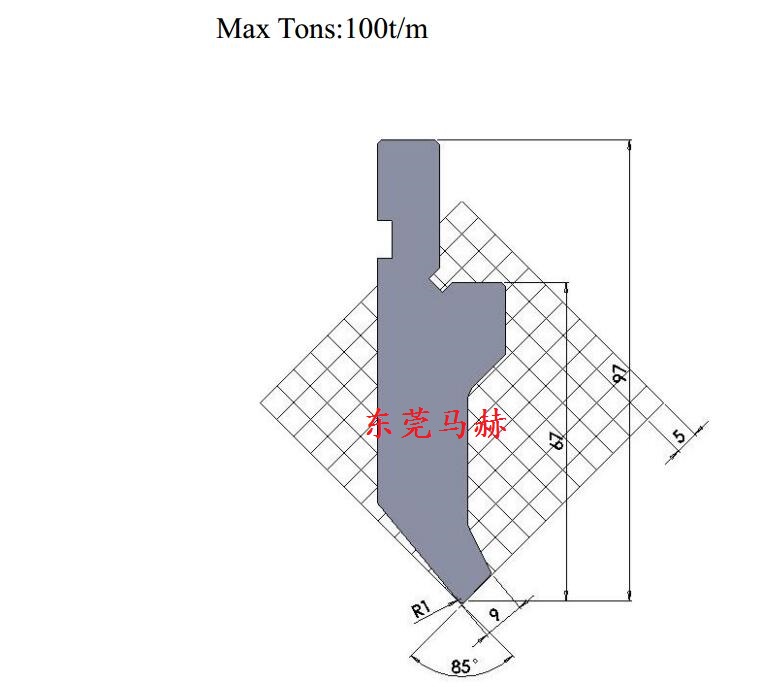 折弯机模具 M85-01