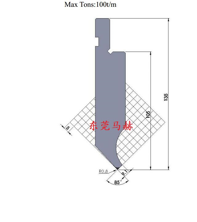 折弯机模具M85-13