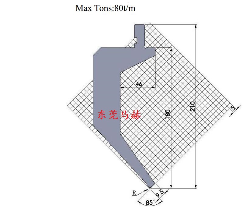 折弯机模具-M85-16