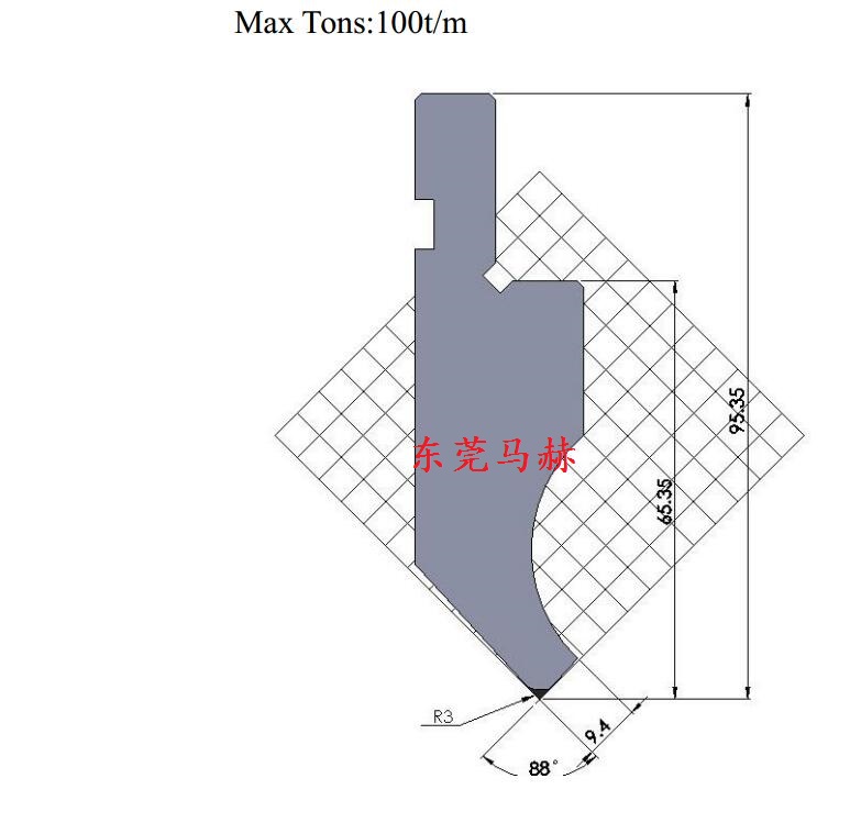 折弯机模具M88-01 广东折弯模具