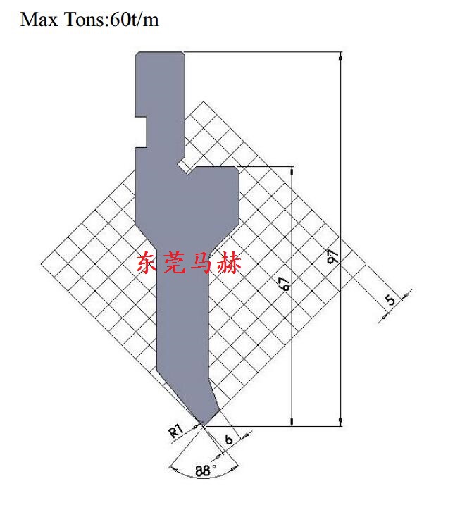 折弯机模具M88-03    广东折弯模具厂家
