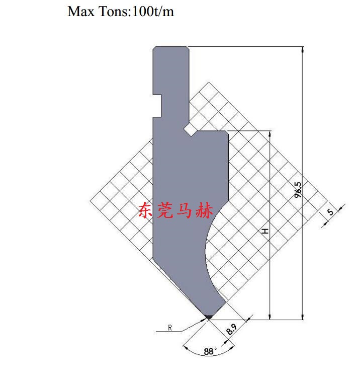 折弯机模具M88-04