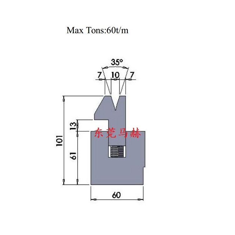 双折边折弯模具 YPV10-101