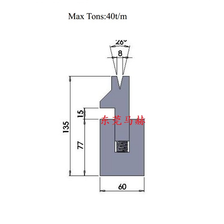 双折边折弯模具V8-135