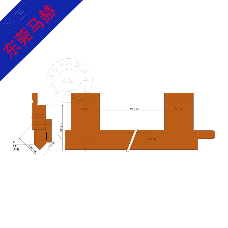 折弯机模具MH080528