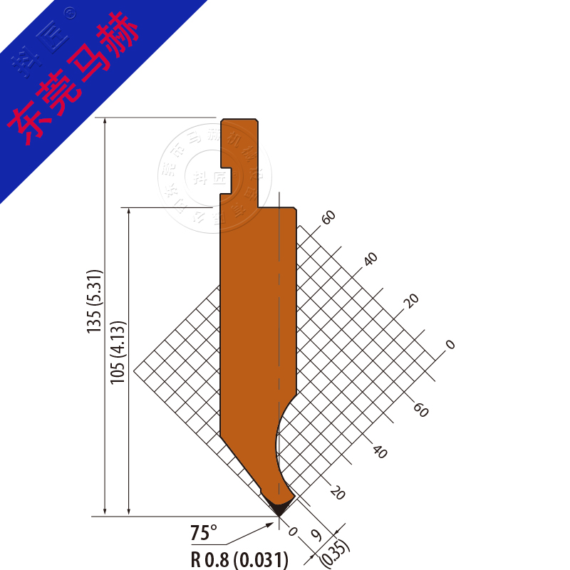 折弯机模具MH080611