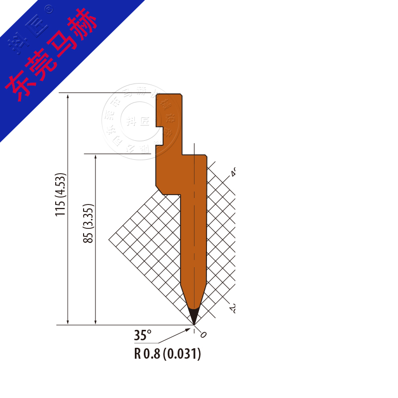 折弯机模具MH080626