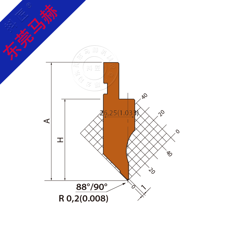 折弯机模具MH080644