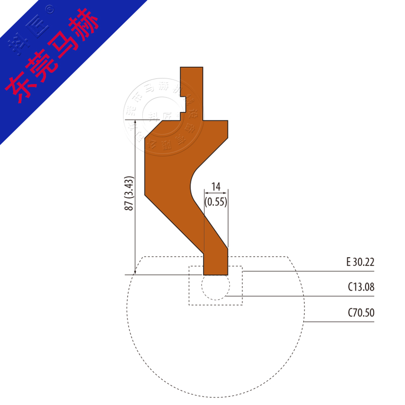 折弯机模具MH080654