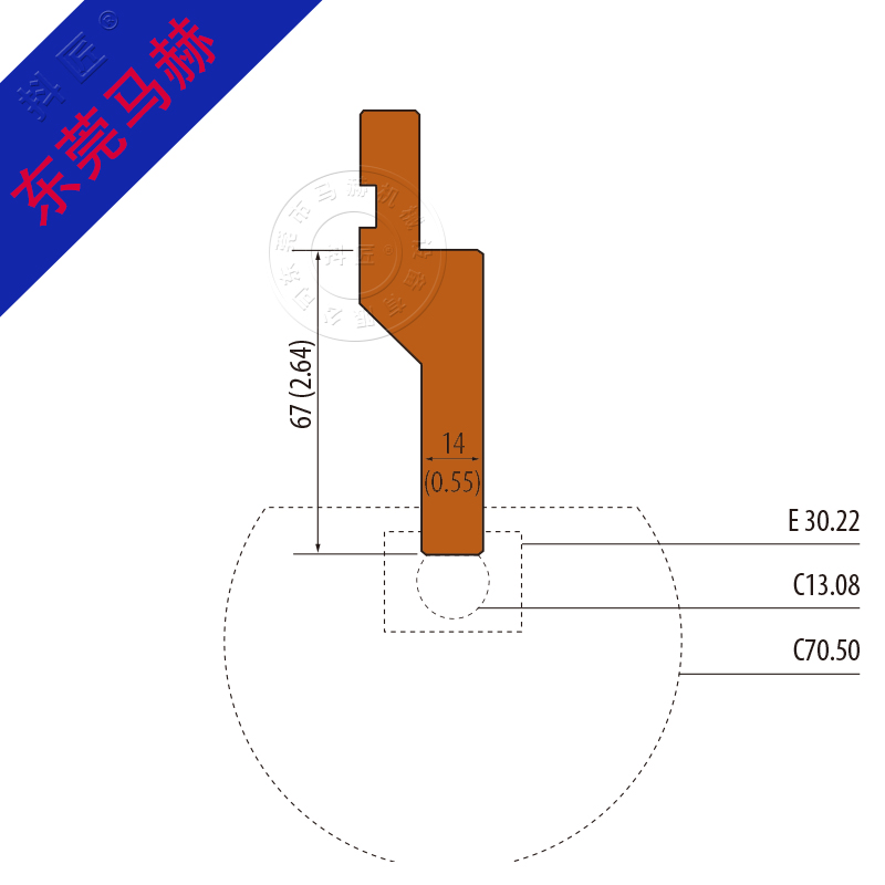 折弯机模具MH080655