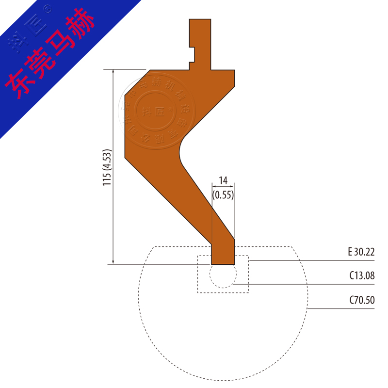 折弯机模具MH080657
