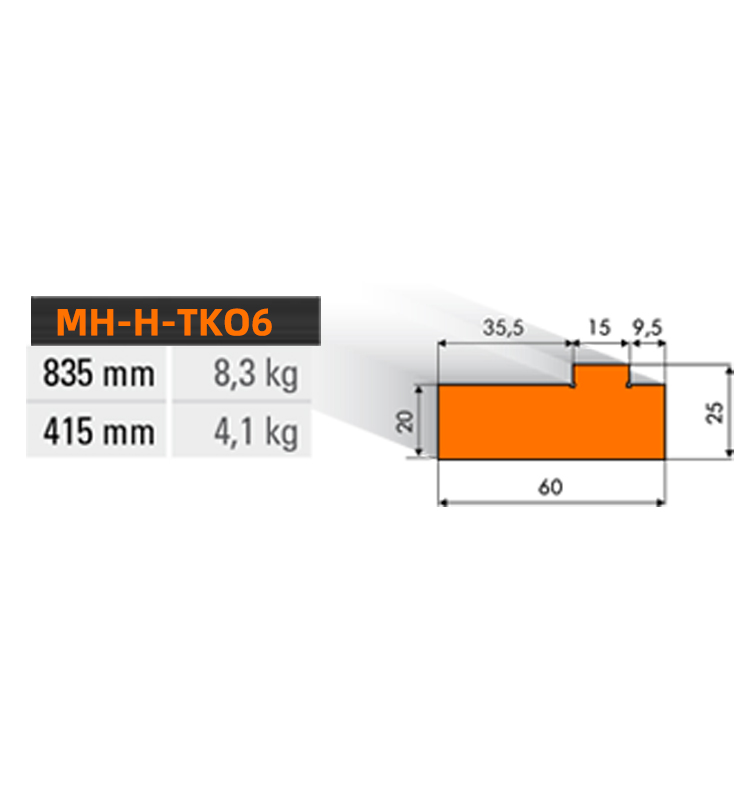 折弯机模具-导轨MH230310DG04