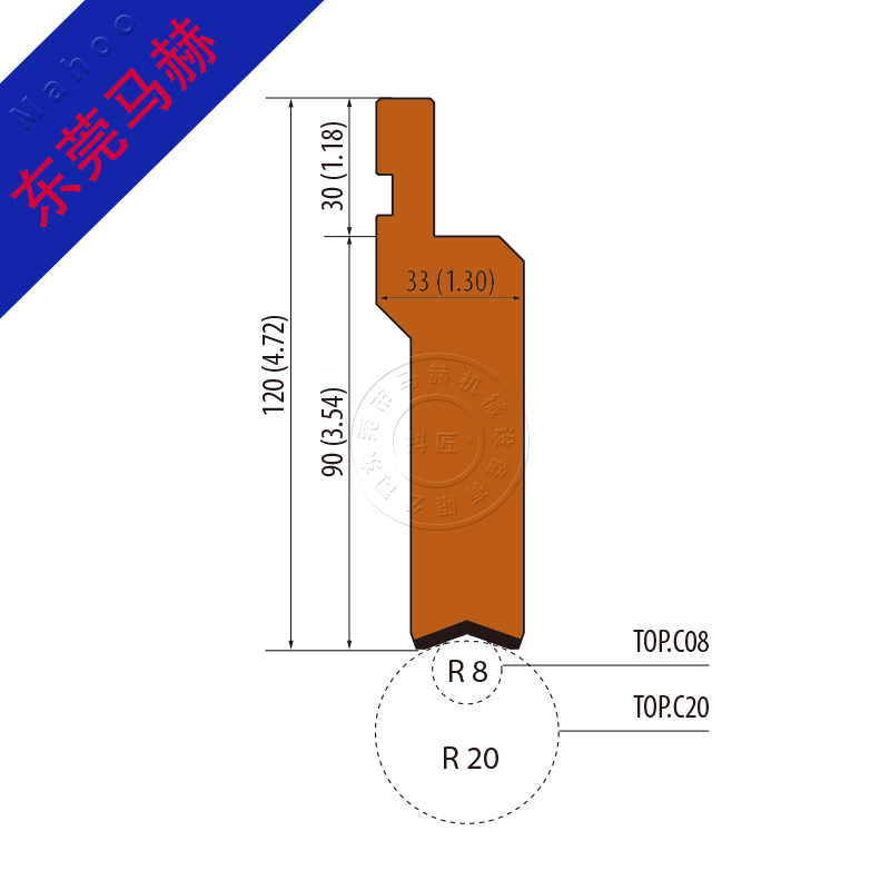 折弯机模具 MH-PBT-S23031012