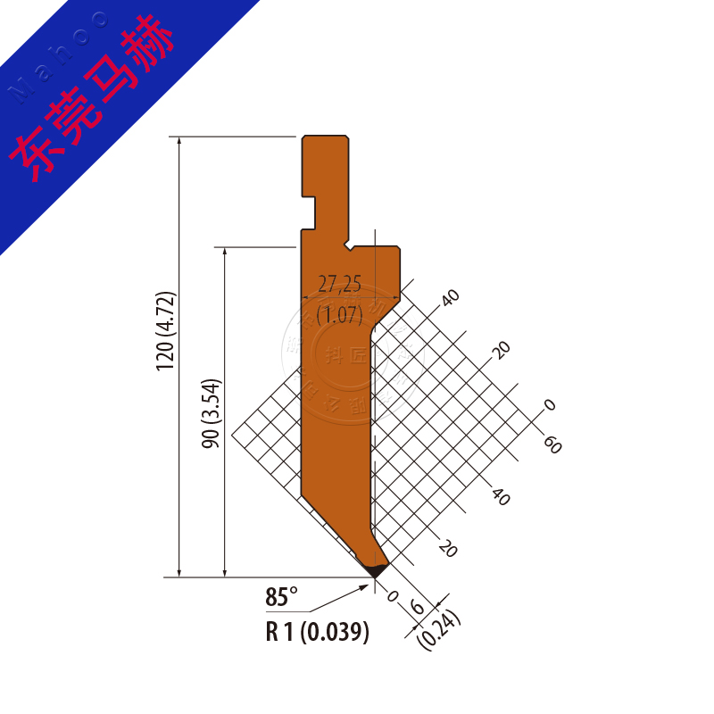 折弯机模具 MH-PBT-S23031050