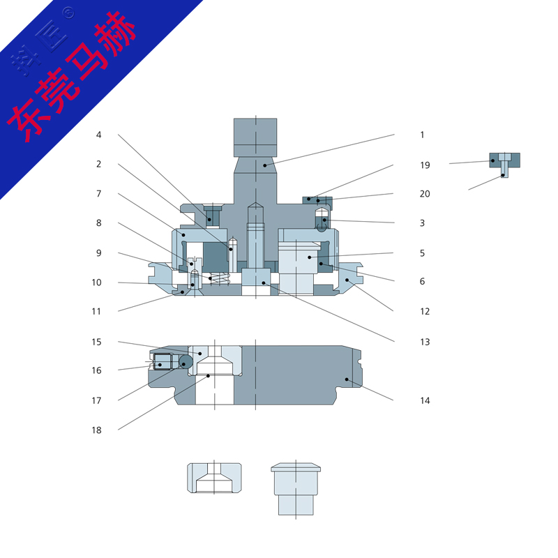 通快数控冲床模具 MH23502232