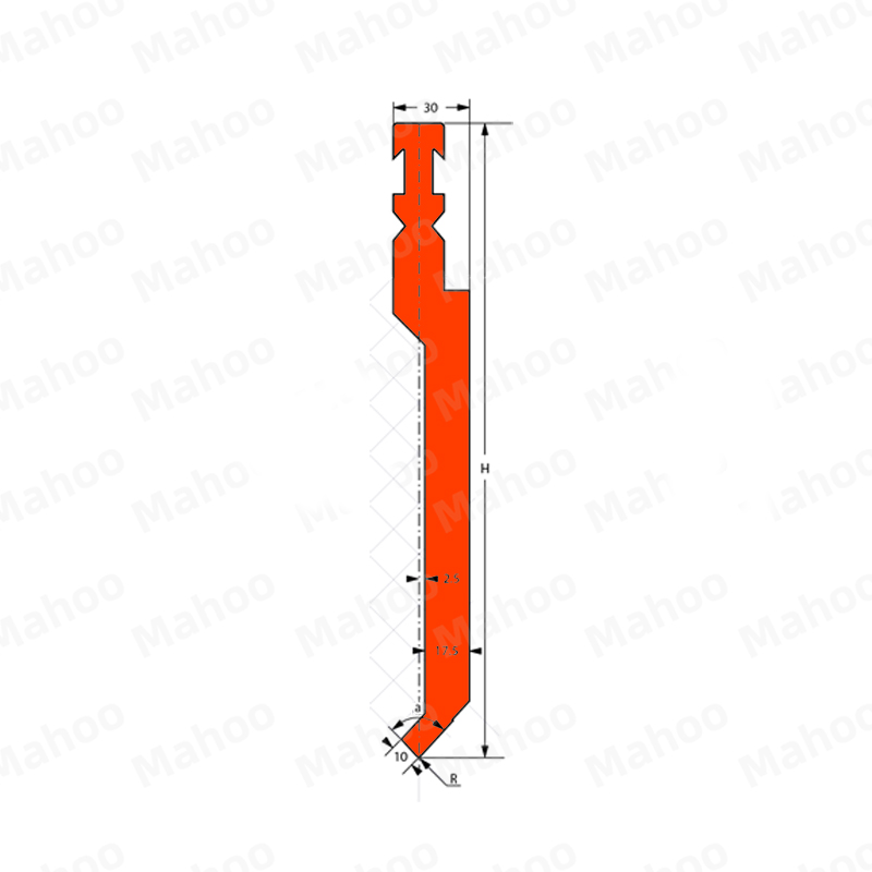 百超折弯机模具MH-P2RF-AC 85°H250.02