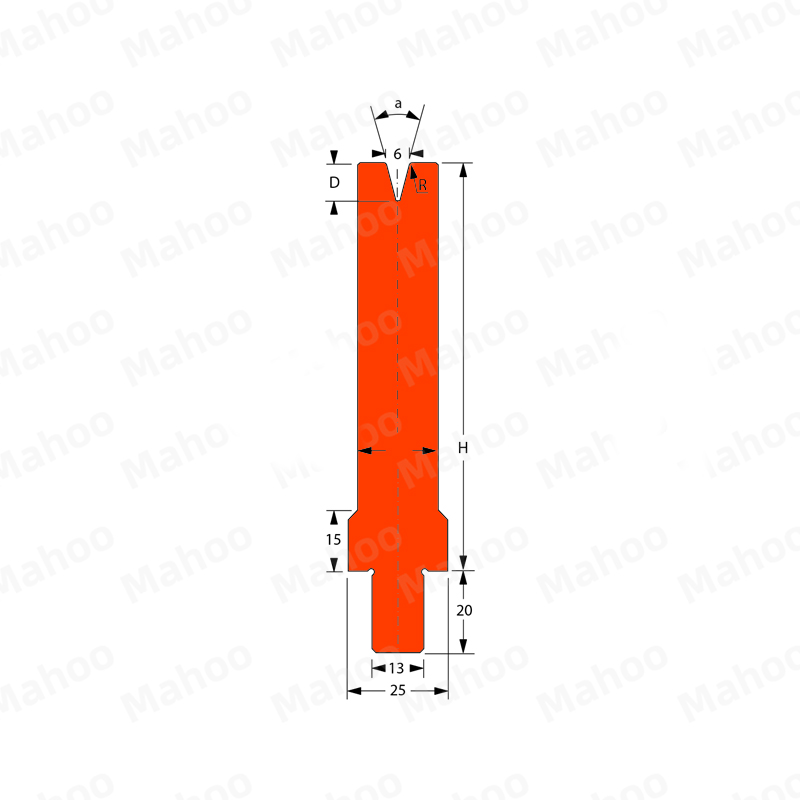 百超折弯机模具MH-V6C 30°H100.02