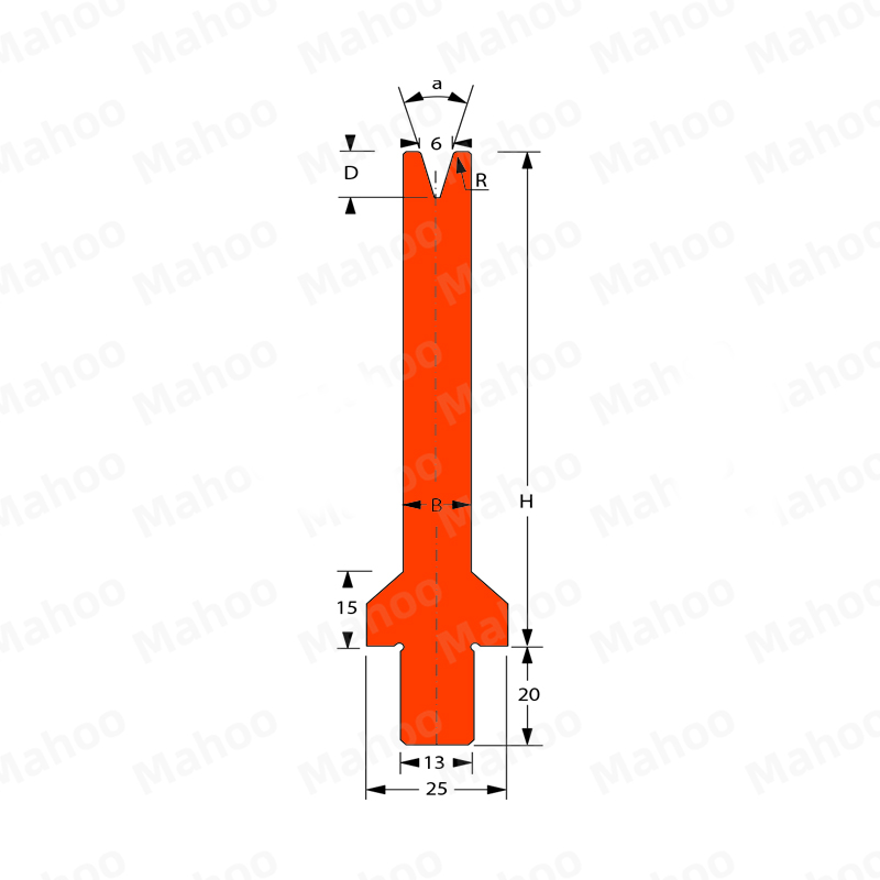 百超折弯机模具MH-V6SC 30°H100.02