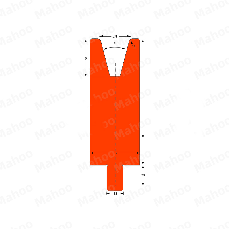 百超折弯机模具MH-V24C 30°H100.02