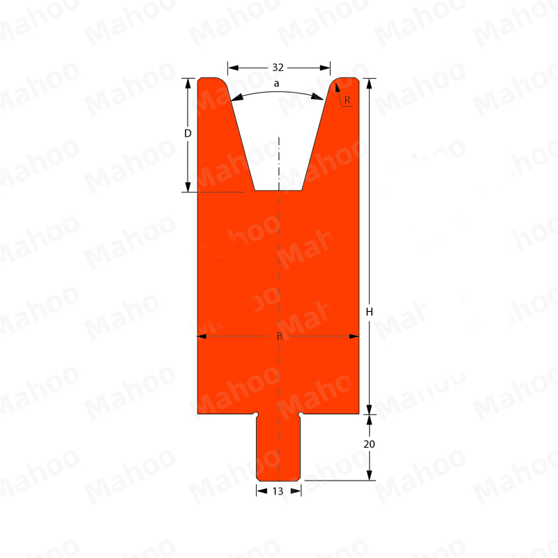 百超折弯机模具MH-V32C 30°H100.02