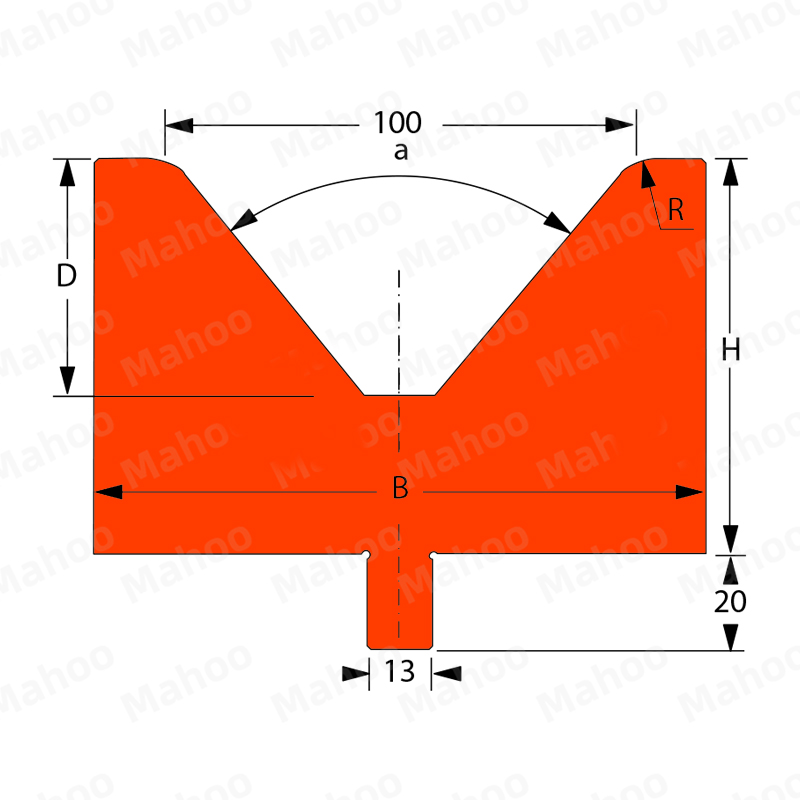 百超折弯机模具MH-V100C 80°H85.02
