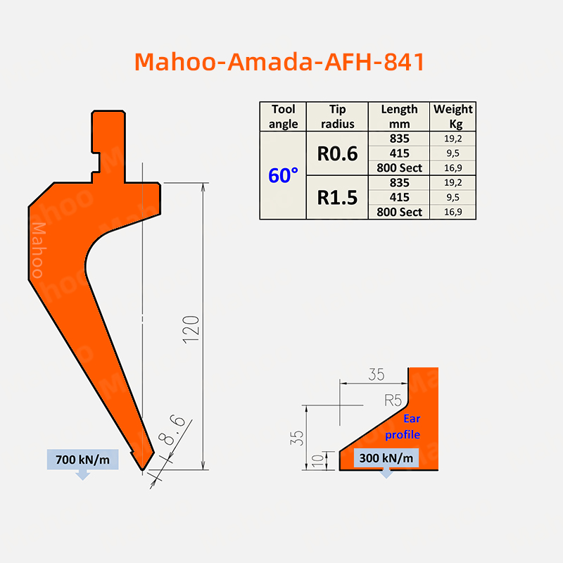 AFH-841 AMADA折弯机上模