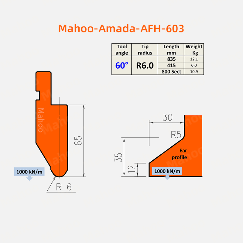 AFH-603 AMADA折弯机上模