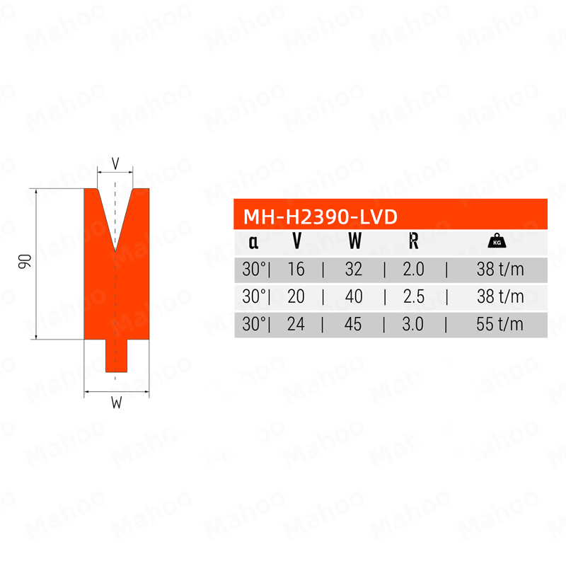 LVD单V下模 MH-H2390-LVD
