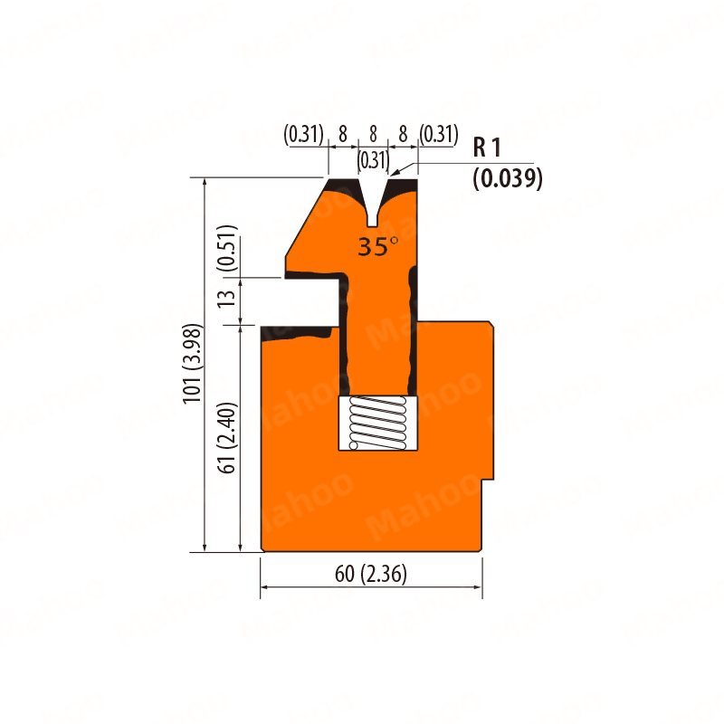 拍平双折边复合下模-V8