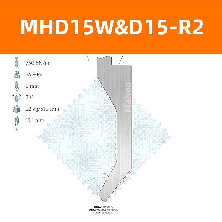 黄石锻压-LVD折弯上模 MHD15W&D15-R2