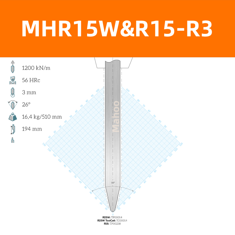 黄石锻压-LVD折弯上模 MHR15W&R15-R3