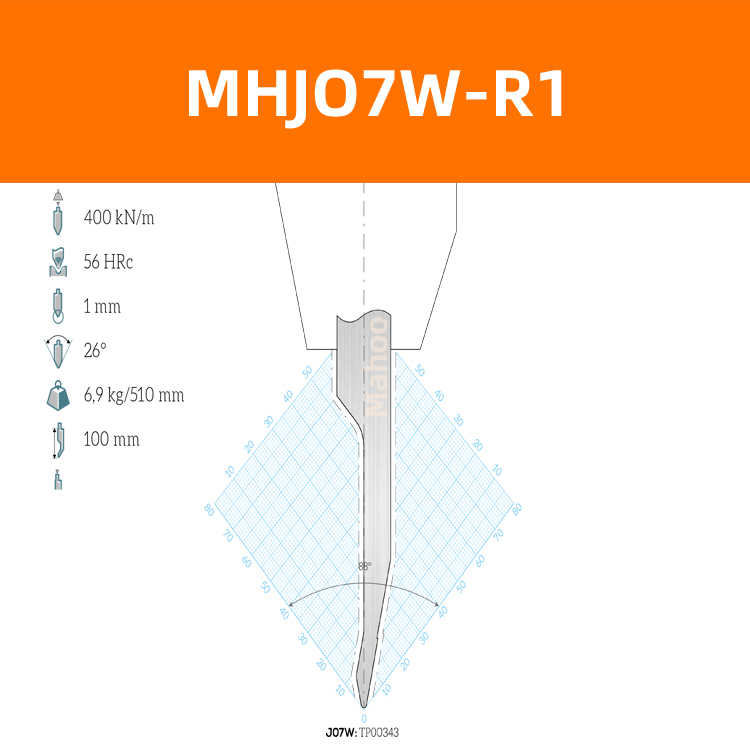 黄石锻压-LVD折弯上模 MHJO7W-R1