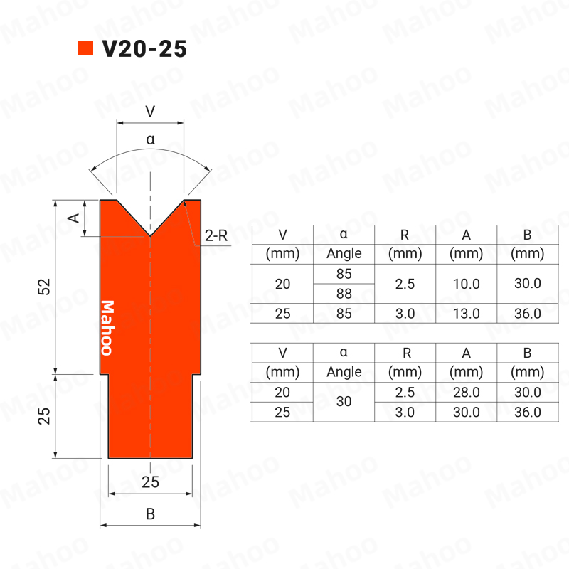 日清纺折弯机模具-折弯下模- NB7403