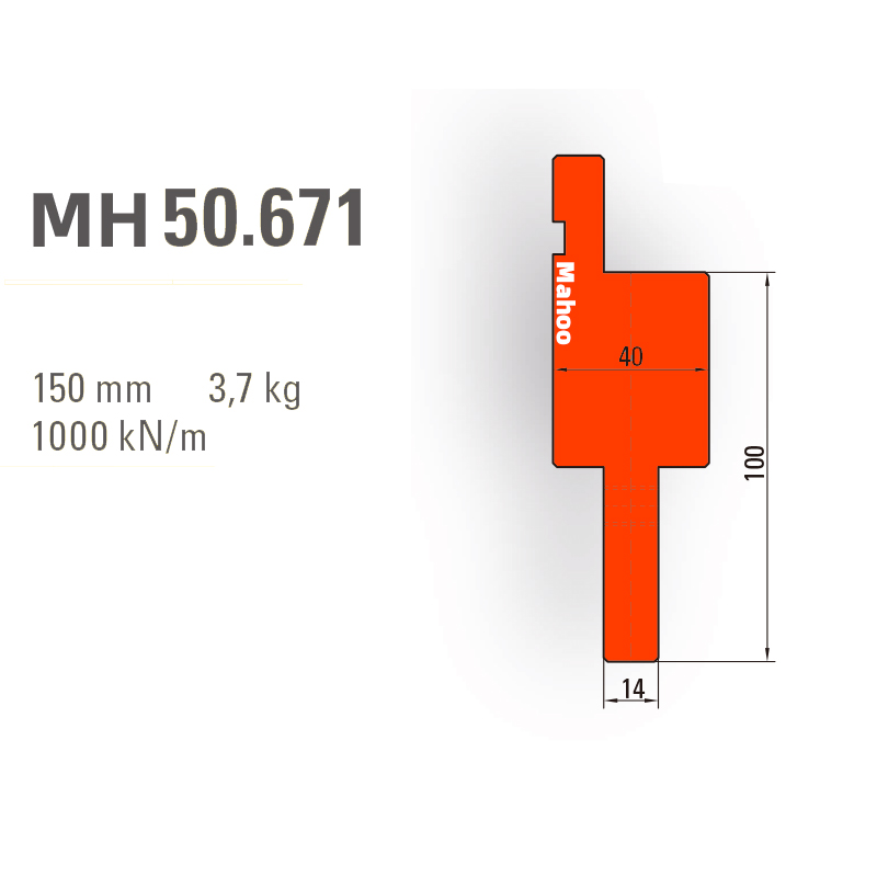 马赫折弯机模具13-30-标准折弯上模具-MH50671
