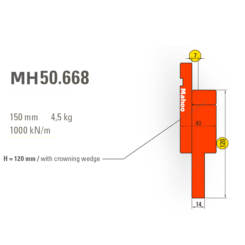 马赫折弯机模具13-30-标准折弯上模具-MH50668