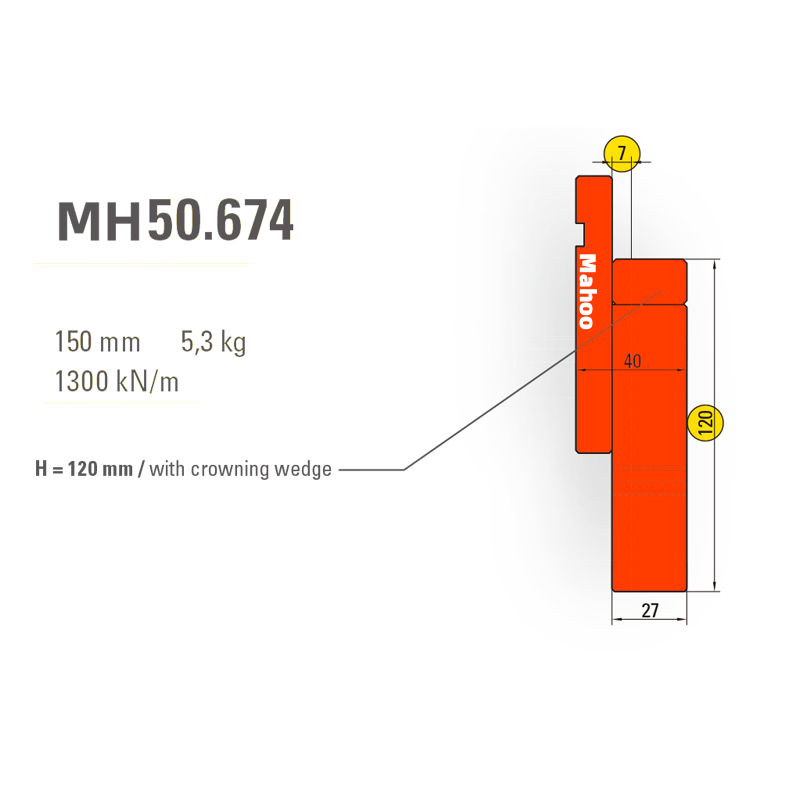 马赫折弯机模具13-30-标准折弯上模具-MH50674