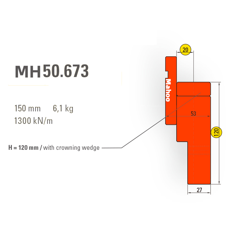 马赫折弯机模具13-30-标准折弯上模具-MH50673