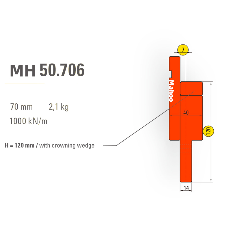 马赫折弯机模具13-30-标准折弯上模具-MH50706